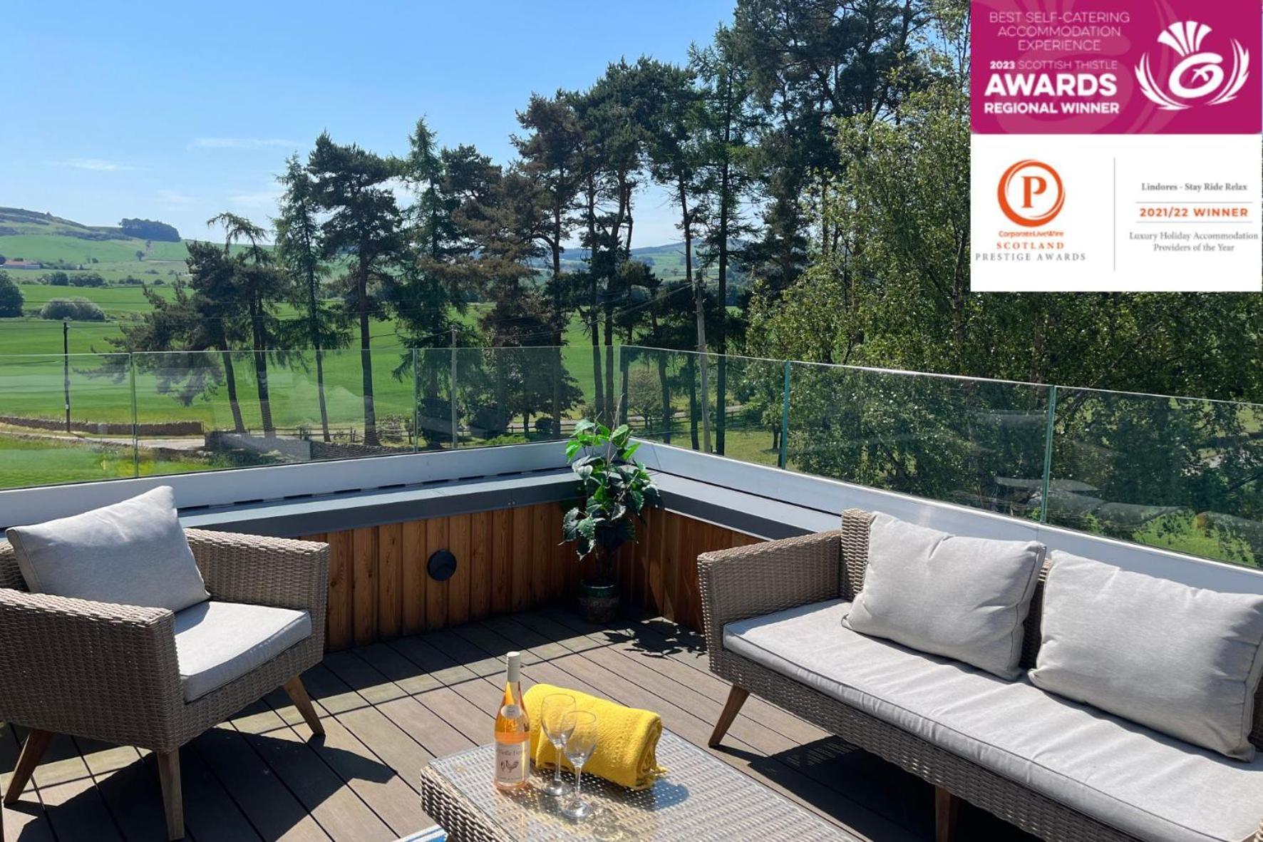 Luxury Lodge With Hot Tub At Lindores Newburgh  外观 照片